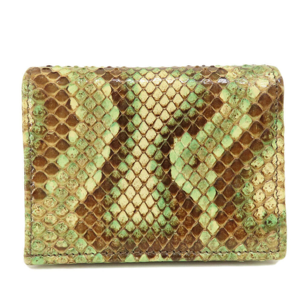 Gucci Python Leather Compact Wallet Bifold - image 2